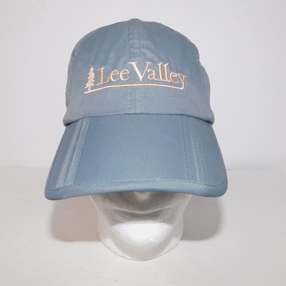 Original Lee Valley spellout Gray Foldable adjustable Cap hat unisex OS